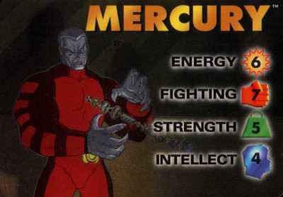 Mercury 4-Grid Character Card